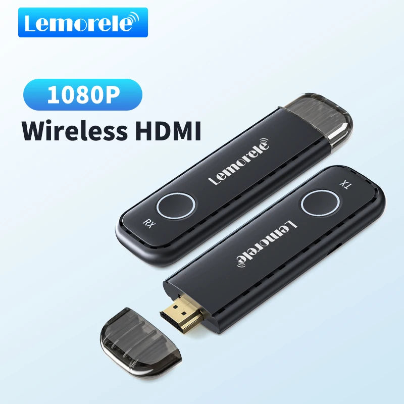 1080P HDMI Wireless Transmitter Receiver Display Dongle Extender AV Adapter for Laptop TV Projector Monitor